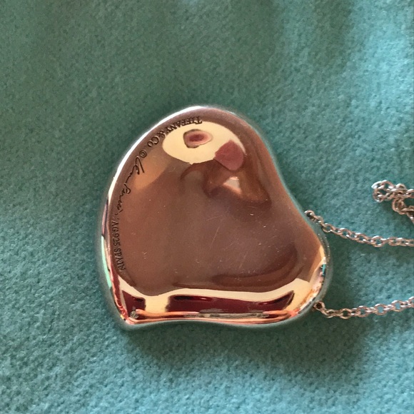 💙 Tiffany Elsa Perretti Full Heart Necklace 💙 - Picture 6 of 8